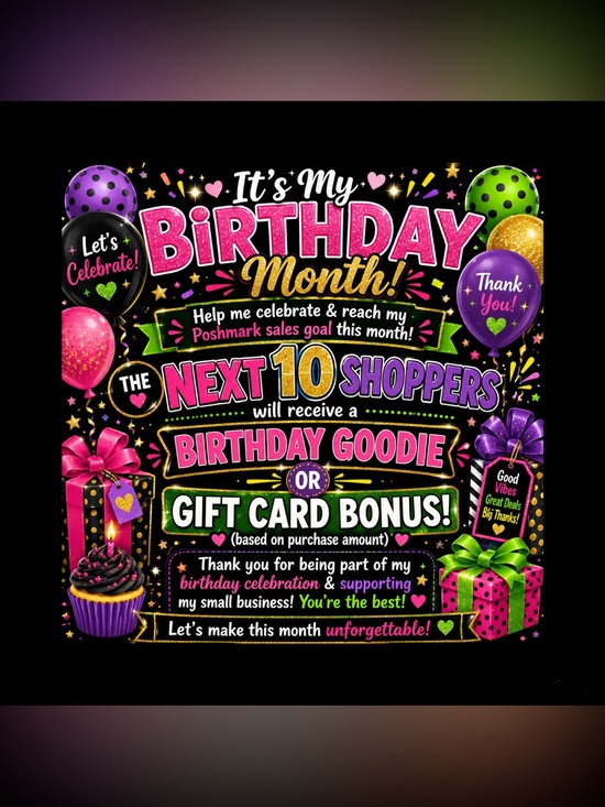 Other - JUNE MONTHLY GOAL 💜💚💛♊️💜🖤🩷🎂💜🩷💚🎊FREE GIFT -4 the Month of my Celebration Birthday